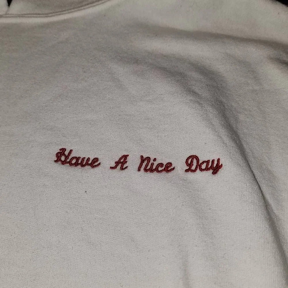Kore Limited Womens Embellished Have A Nice Day Hoodie Small - Picture 2 of 5